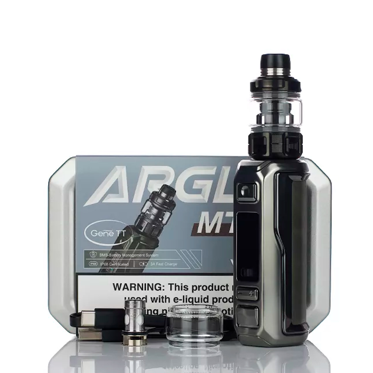 gravity_vape's tweet photo. VOOPOO Argus MT Kit with Uforce-L Tank
防塵,防水機能を搭載した3000ｍAhバッテリー内蔵スターターキットです。Type-C 3A急速充電に対応。アウトドアなど屋外での使用もできるタフなモデルです。
楽天市場店にて本日限定の50%OFFクーポン対象商品。
こちらの商品は倉庫より毎日発送しています！ https://t.co/AwxcLKhn2T