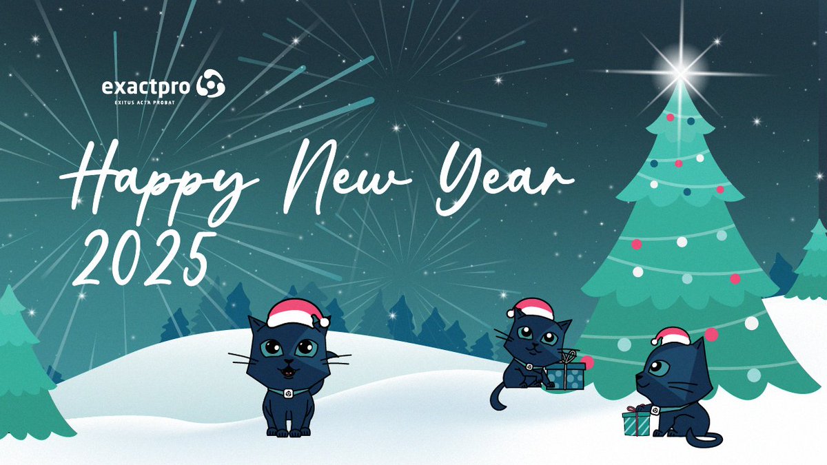 exactpro's tweet photo. As the year draws to a close, we would like to thank you for staying with us throughout 2024 and wish you and your families a delightful holiday season and a prosperous New Year 2025!
#NeyYear #HappyHolidays #exactpro https://t.co/xNa6LKvUDl