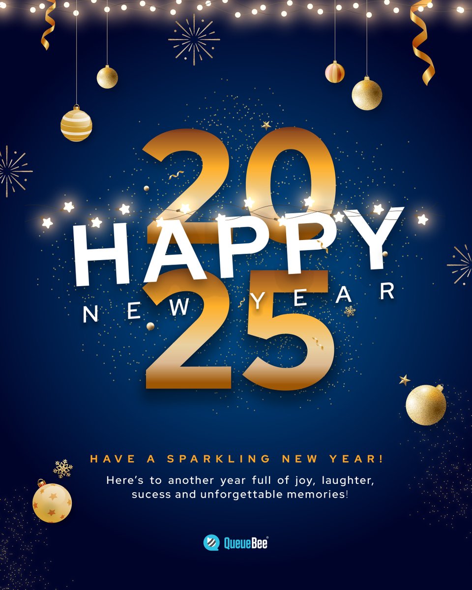 Im_QueueBee's tweet image. Wishing everyone a Happy New Year!🥳🎉

May this year brings you endless joy and success while creating lifetime memories and achieving all your goals!✨

#queuebee #queuebeesolution #newyear #newyearseve #happynewyear #holiday #festive #queue #queuesystem #virtualqueuesystem