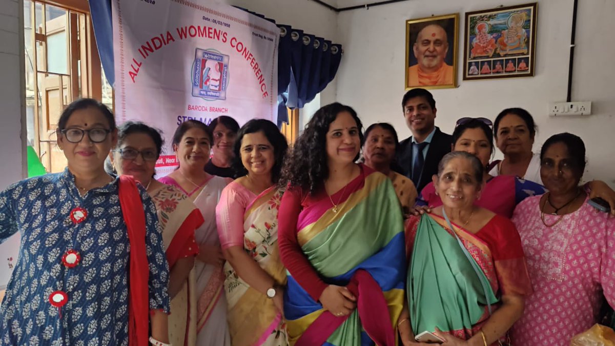 EESL_India's tweet photo. We hosted a successful Awareness Session on #EnergyEfficient Technology under the #wePower program at AIWC STREE Mandal, Vadodara, with 58 enthusiastic senior women participants. EESL is dedicated to empowering communities for a sustainable and eco-friendly future! @CEO_EESL https://t.co/TLOkBBZoVp