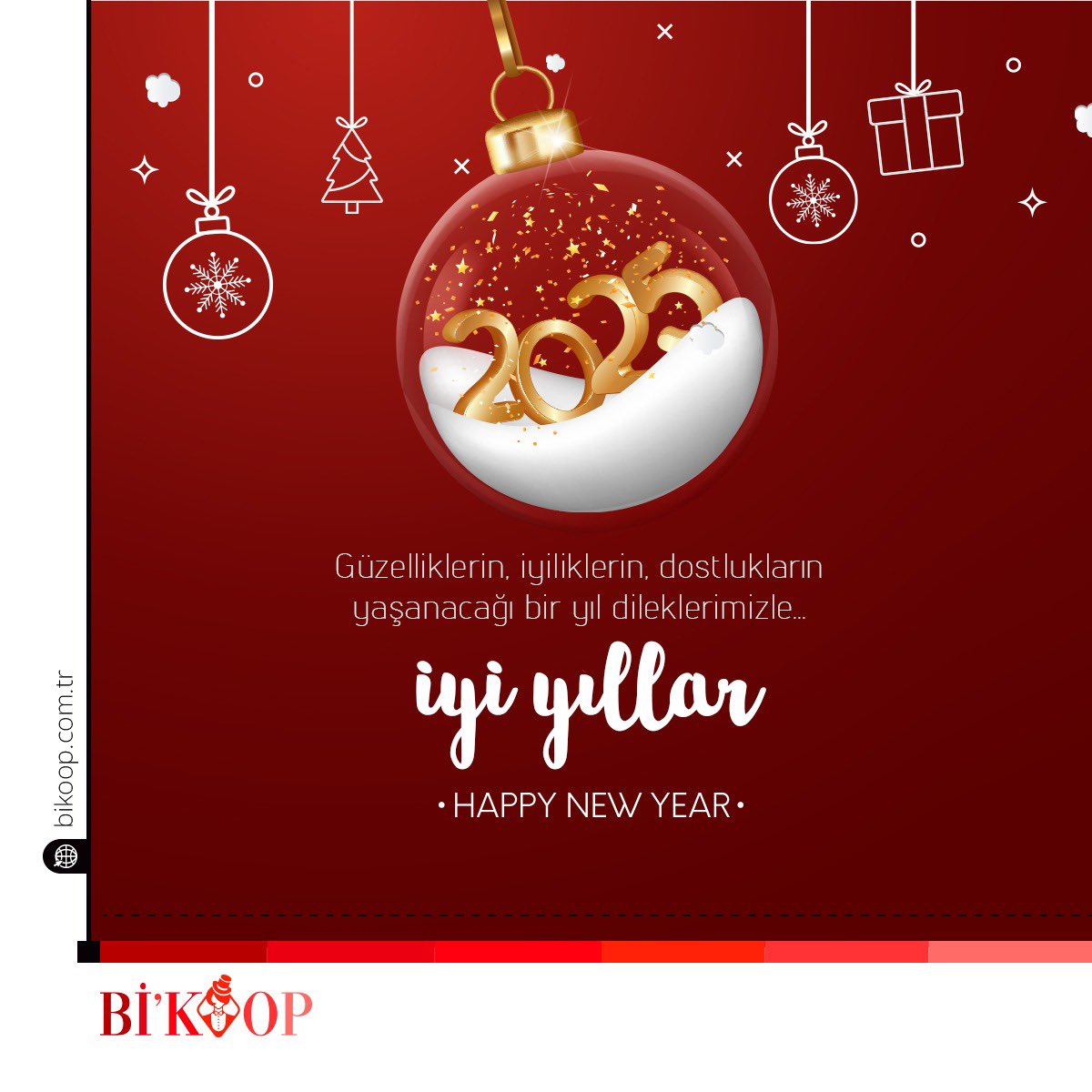 Güzelliklerin, iyiliklerin, dostlukların yaşanacağı bir yıl dileklerimizle... İyi yıllar🎄💫