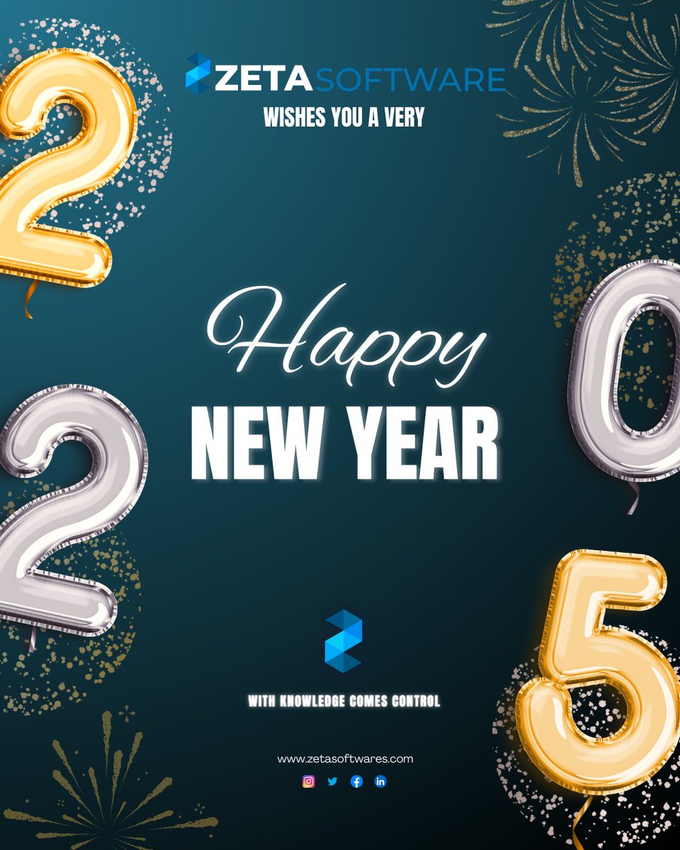 zetasoftwaretw's tweet photo. From all of us at Zeta Software, we wish you a year filled with success, happiness, and growth. May 2025 be your best year yet!

#happynewyear2025 #hello2025 #businesssolutions #hrms #erp #software https://t.co/mtTtDzz1X6