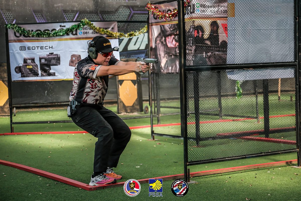 OPSMENTECH's tweet image. Paknam IPSC Handgun Championship 2024/4
Bulletmaster X’Mas🎄

🥇Standard Division Overall 💯 %
🥇GM

#BULLETMASTER
#BULLETMASTEROFFICIAL
#BULLETMASTERxIPSC
#คุณภาพทั้งกระสุนและนักกีฬา
#earmor
#จับแน่นนะ 
#น้ำยาทามือ
#earmorthailand