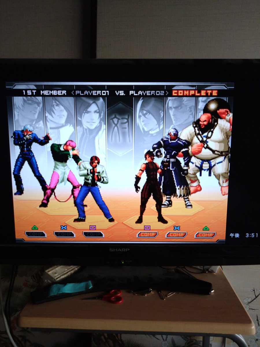 ONorespect's tweet image. KOF02UM神ゲー🎮️♪\( *´ω`* )#KOF2002UM