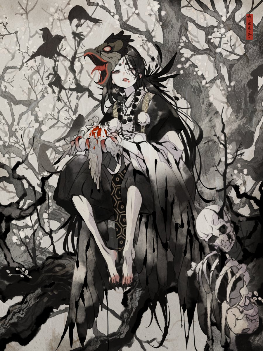 七原しえ@イラストレーター ShieNanahara/画集『緋花』重版出来 tweet media