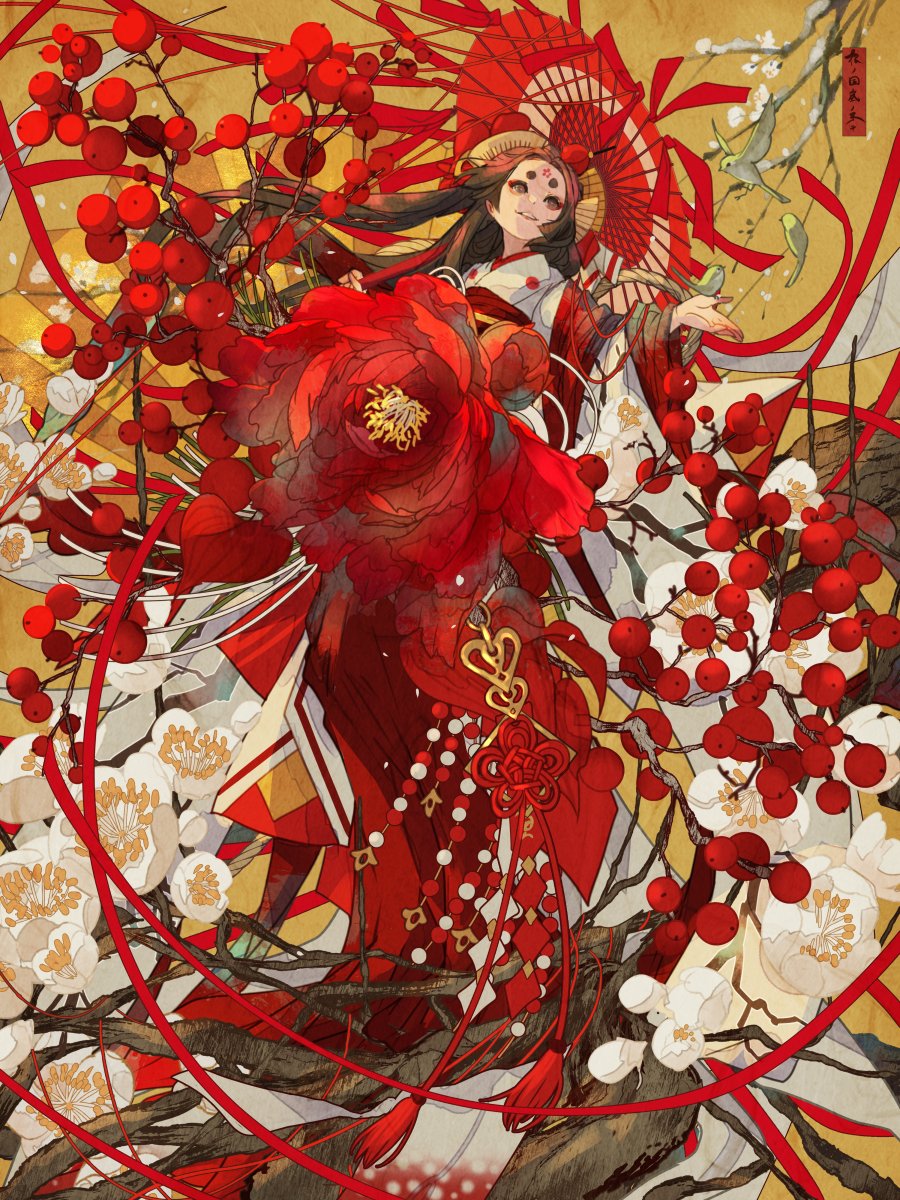 七原しえ@イラストレーター ShieNanahara/画集『緋花』重版出来 tweet media
