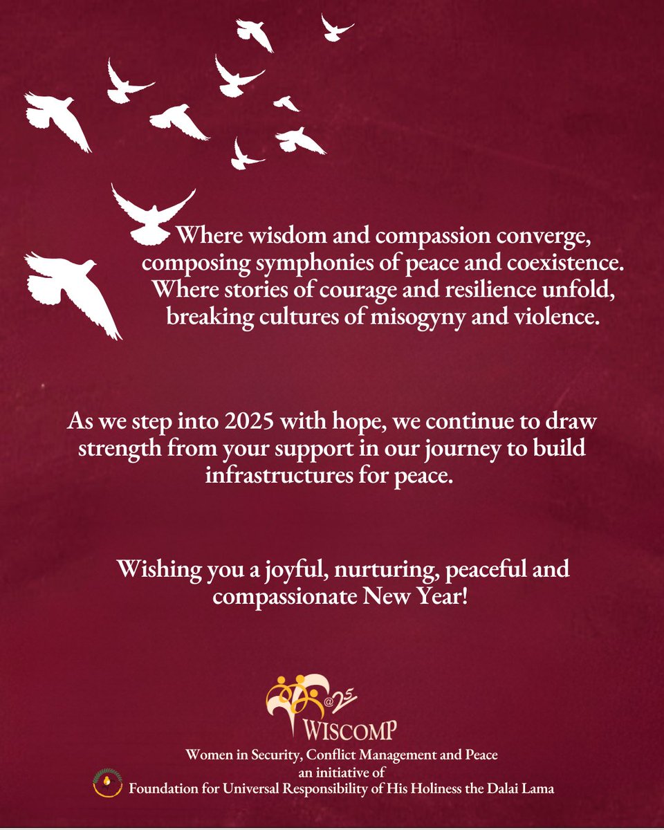 We look forward to your support as we strive to foster cultures of peace in today's embattled world. Happy New Year!