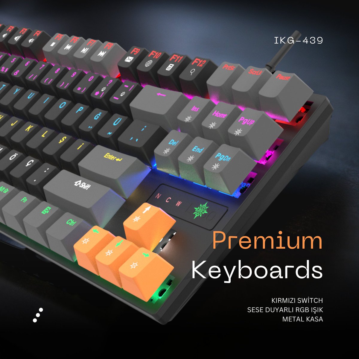 inca_gaming's tweet image. Inca IKG-439 Empousa Mekanik Klavye ile Oyun Keyfini Zirveye Taşıyın! 🔥

#gaming #klavye #redswitch