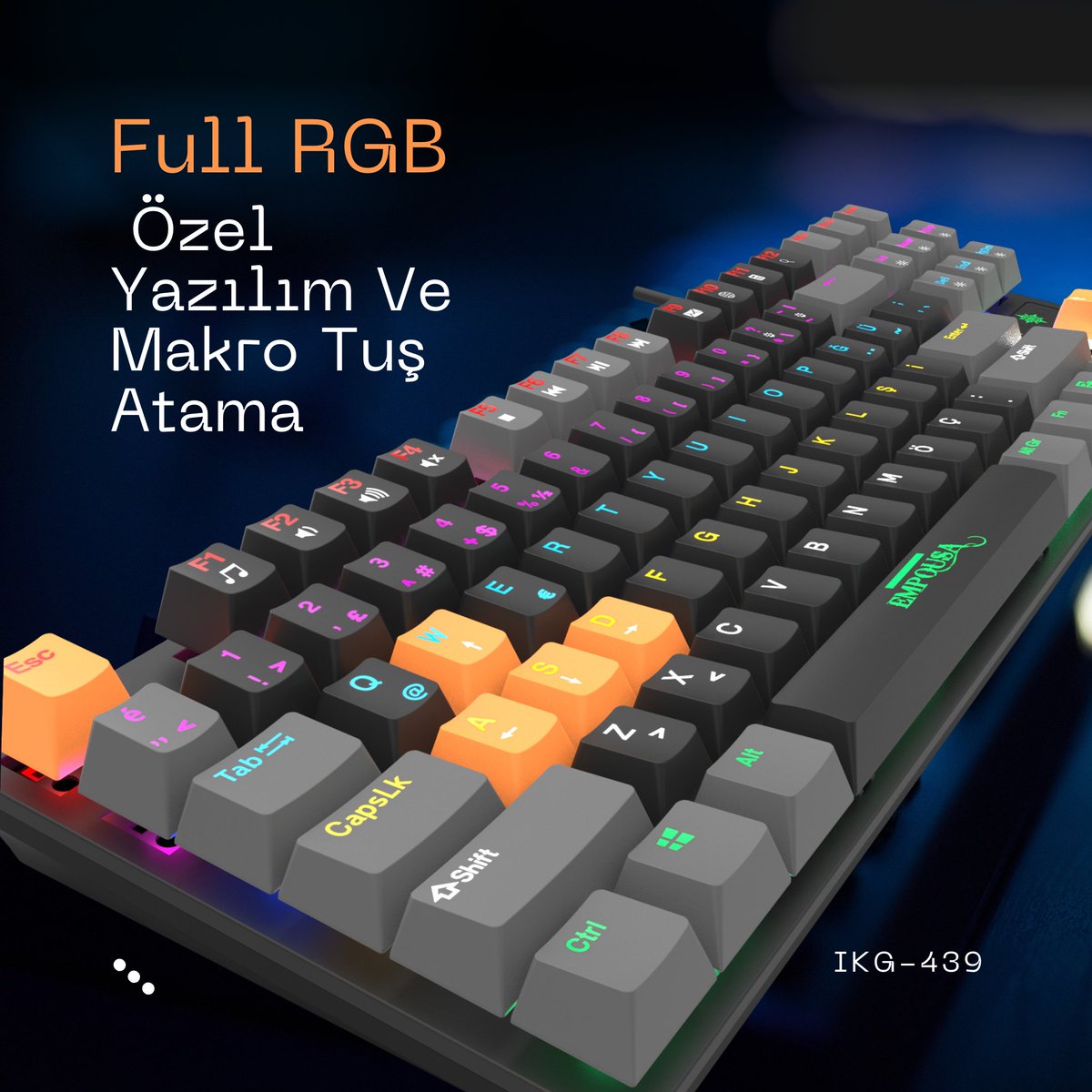 inca_gaming's tweet image. Inca IKG-439 Empousa Mekanik Klavye ile Oyun Keyfini Zirveye Taşıyın! 🔥

#gaming #klavye #redswitch