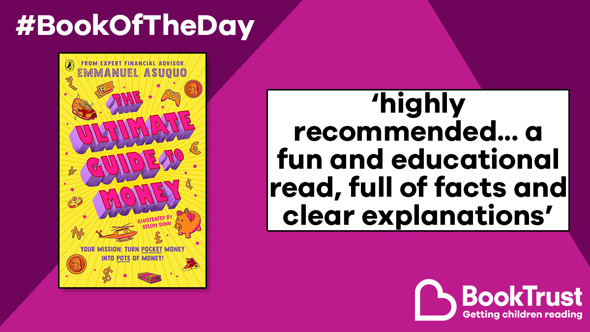 Our final #BookOfTheDay for 2024 might just help you out in 2025!

#TheUltimateGuideToMoney from Emmanuel Asuquo (<a href="/TheEmanEffectUK/">Emmanuel Asuquo</a>) and Selom Sunu (<a href="/MrSunu/">Selom Sunu 🇬🇭🇬🇧</a>) is a fabulous introduction to managing money:

booktrust.org.uk/book/t/the-ult… <a href="/PuffinBooks/">PuffinBooks</a>