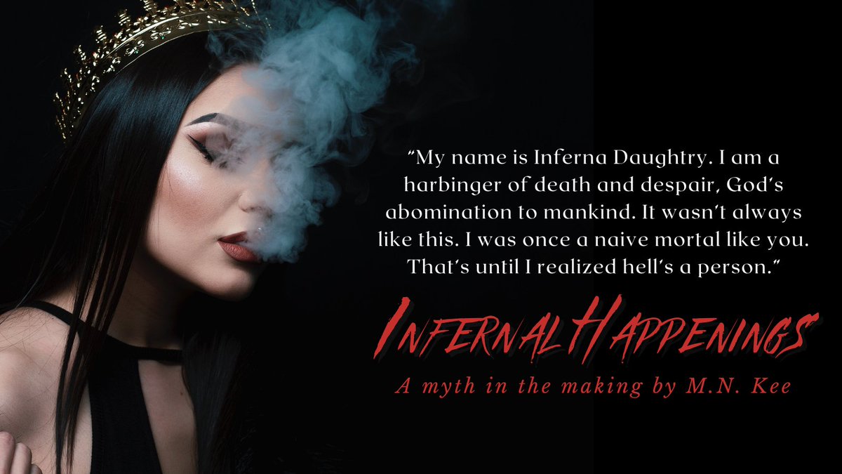 How do you know you're writing the book of your dreams? When you get giddy just thinking about it...

Lovers to enemies but make them fated mates. #InfernalHappenings is a dark romantasy retelling of Lilith and Samael's mythos set in a high fantasy world. 

#WritingCommunity