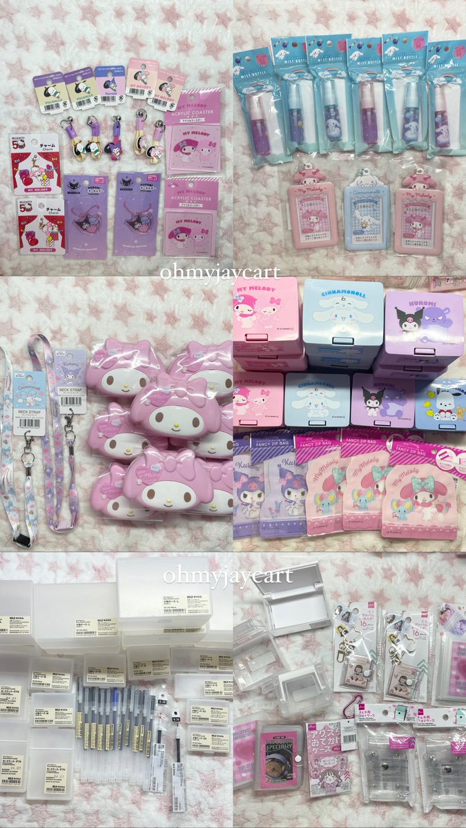 ohmyjaycart's tweet photo. wts lfb

random sanrio organizers, poca holders, keychains and muji

dm for availability https://t.co/ifYttKa0Vu