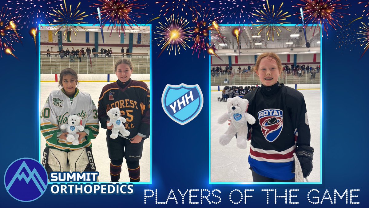 YouthHockeyHub's tweet photo. DANGLEFEST 2024
12B SEMIS
Forest Lake > Edina Green (3-1)
Anoka Rogers > Rose/Maht (2-1 SO)
Players of the Game:
Kaleigh Mackenzie EDINA
Piper Muske FL
Macie Kovaleski AR
#danglefest24 https://t.co/88CW12UWk9