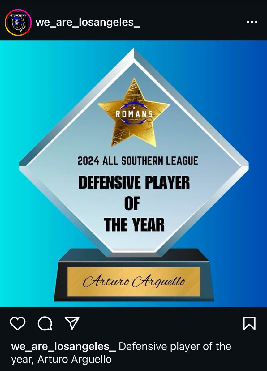 Arturo Arguello (@arturoarg10a) on Twitter photo After a great Senior Szn Blessed to be named All-League And All-City D3 Defensive Player Of The Year!!!
<a href="/latsondheimer/">eric sondheimer</a> @LASectionJunkie <a href="/CoachAjaxx/">Anthony Jackson Jr.</a> <a href="/RomanFootball2/">RomanFootball</a> After a great Senior Szn Blessed to be named All-League And All-City D3 Defensive Player Of The Year!!!
<a href="/latsondheimer/">eric sondheimer</a> @LASectionJunkie <a href="/CoachAjaxx/">Anthony Jackson Jr.</a> <a href="/RomanFootball2/">RomanFootball</a>
