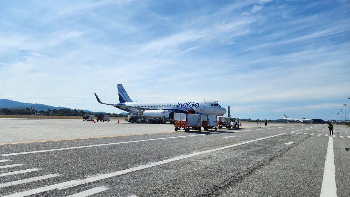sandeepkkrish's tweet photo. @IndiGo6E takes off from the beautiful Langkawi. Very efficient service between BLR and Langkawi! https://t.co/cxdG6vjkp7