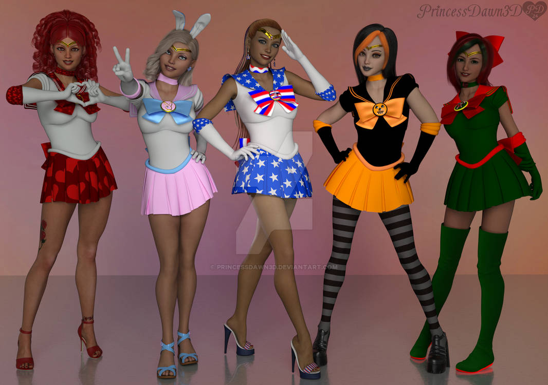 princessdawn3d's tweet photo. The Holiday Senshi https://t.co/1NZiJAnQO6 #3d #3dart #Daz3d https://t.co/oId9h29UfJ