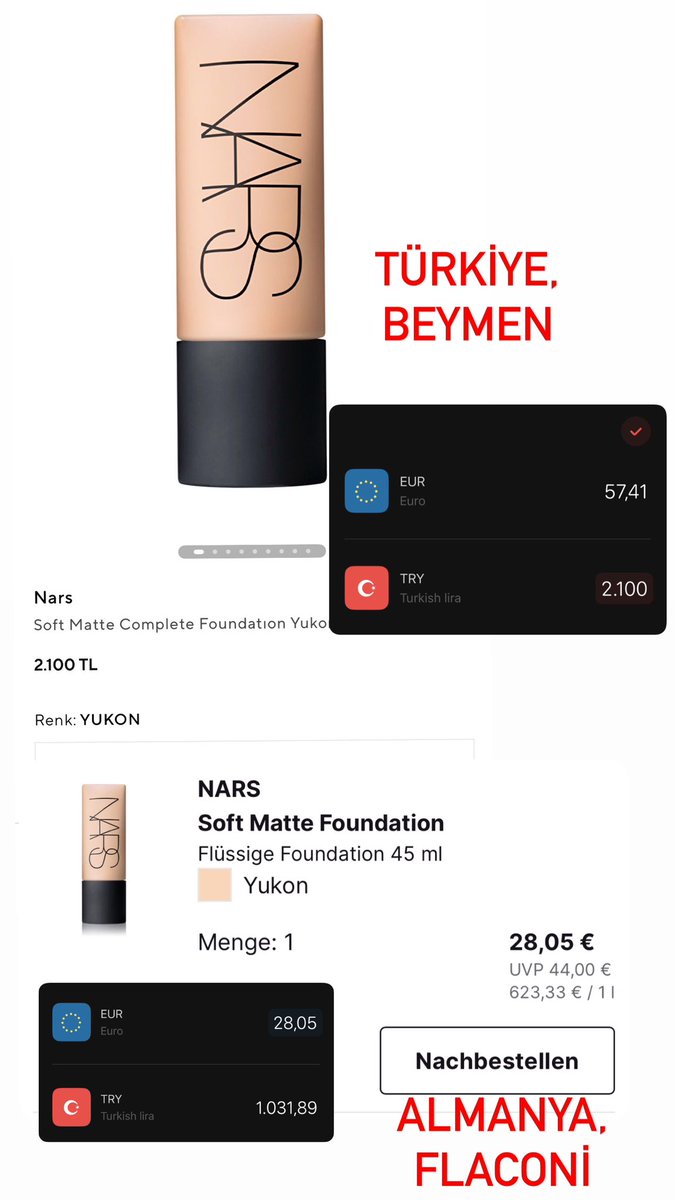 Neden mi #beymen veya Türkiye den alışveriş yapılmaz? #nars #kazık
#enflasyon #rant