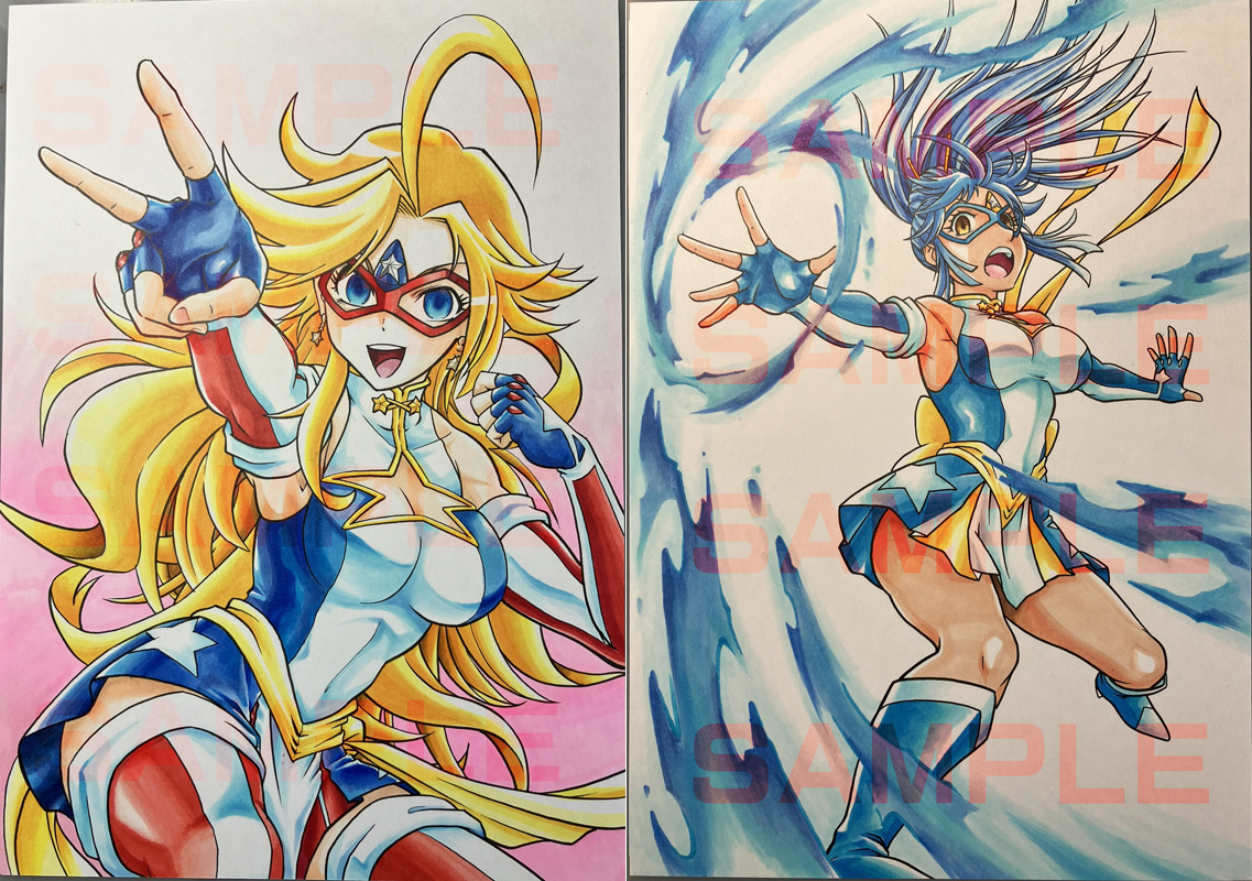 仮面アメリカ　誉先生　原画 This is incredible!! The Victory armor cosplay even has blades