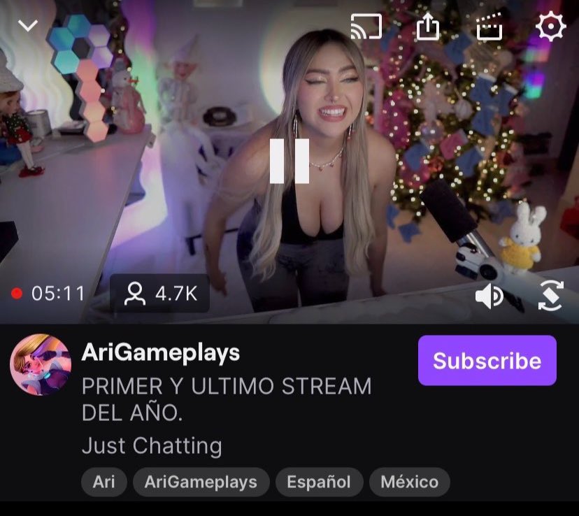 apsthony's tweet image. 2024 

Primer stream:                        Último stream: