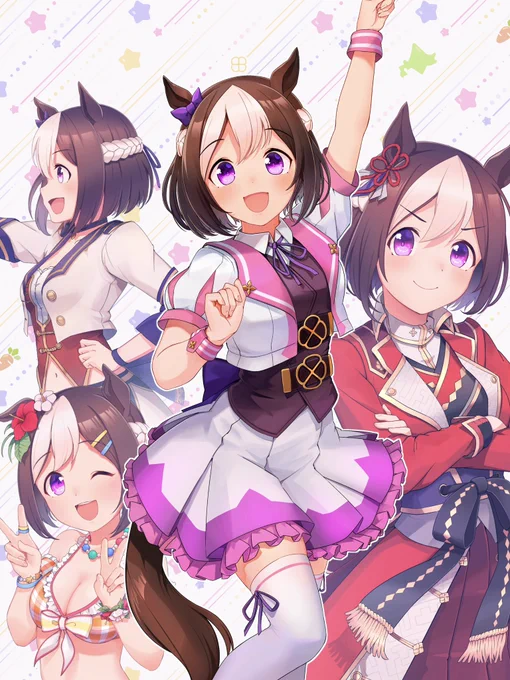 #2024年自分が選ぶ今年の1枚初めて法被を作って、5thライブで和氣さんにファンサを目の前で貰えたこのイラストが今年の1枚です!ライブもスペスズ復活もあってマイベストライブになりました、、 