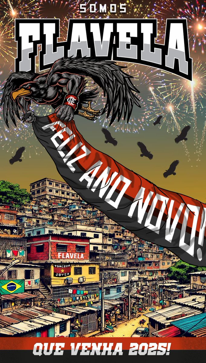 flavela81's tweet photo. FELIZ ANO NOVO, NAÇÃO!

QUE 2025 VENHA COM MUITAS VITÓRIAS E TROFÉUS 🔴⭐️⚫️🏆 https://t.co/btA4ChC2sk