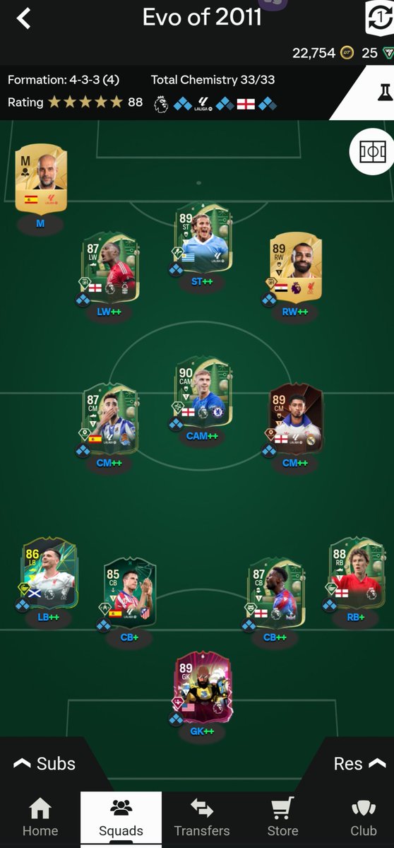 StevenThompso13's tweet photo. @FUT24News Strong starting 11 with a strong bench https://t.co/VR5qD7uNP2