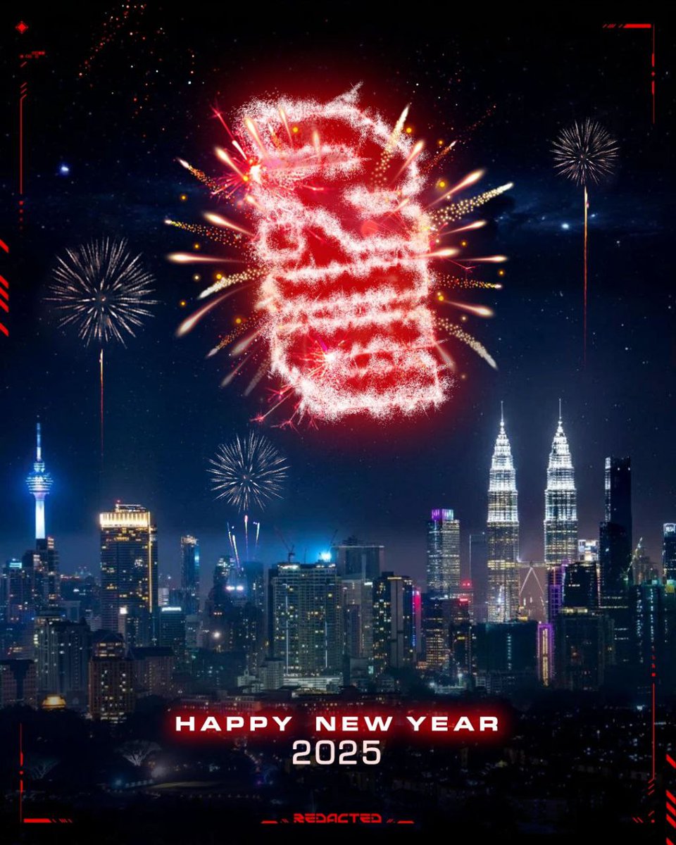 [RE]NEWING THE YEAR 🔴

Happy New Year, Legends.
Let’s welcome 2025 with a bang ahead.
