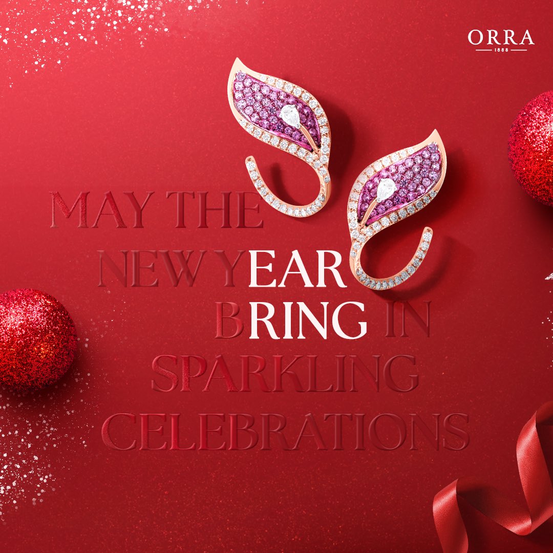 ORRA wishes you a year filled with love, joy, and a lot of reasons to outshine! ✨
Happy New Year ❤️

#ORRAJewellery #FineJewellery #ADiamondDestination #HappyNewYear