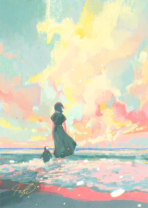 #2024年自分が選ぶ今年の4枚 2024年も大変お世話になりました!来年はもっと絵をお届けできればと思います良いお年をお迎えください 