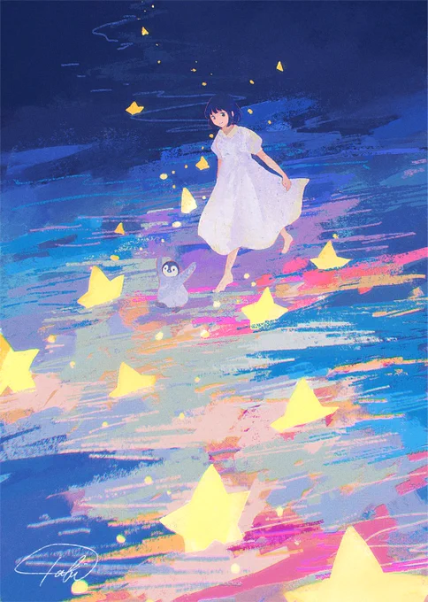 #2024年自分が選ぶ今年の4枚 2024年も大変お世話になりました!来年はもっと絵をお届けできればと思います良いお年をお迎えください 