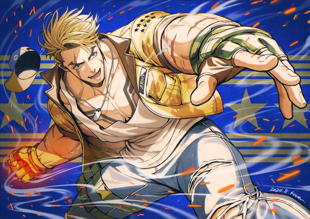 シーザー・アントニオ・ツェペリ 「#2024年自分が選ぶ今年の4枚 今年はまぁなんといってもスト6でしたねズブズブ」|kuren( =’•ω•‛= )のイラスト