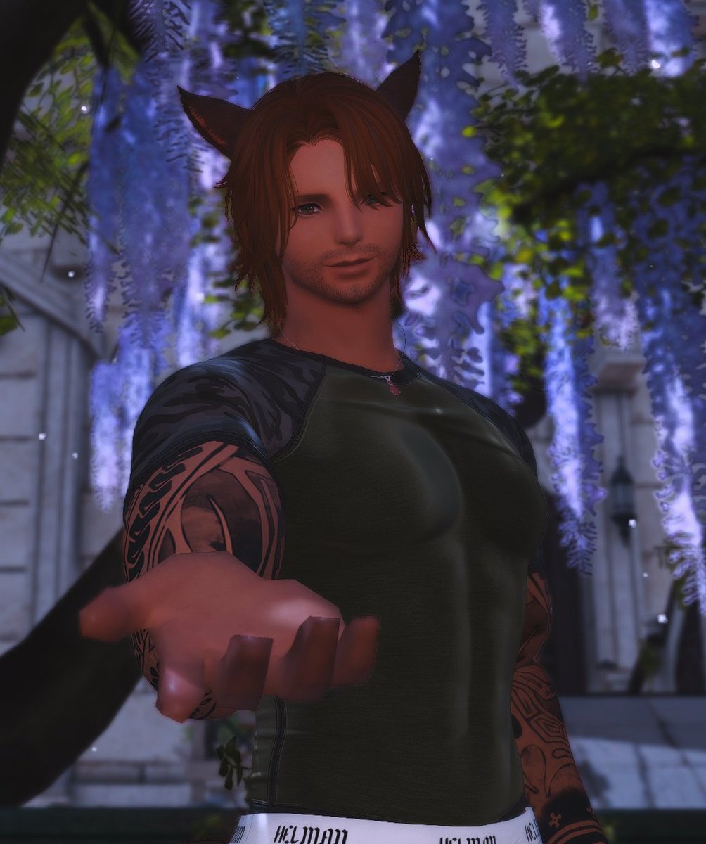 DrynnFF14's tweet photo. "Let's go for a walk around the block and talk." #gpose | #gposer| #ffxivgpose | #FFXIVSS |#FFXIV📷 | #miqote https://t.co/whLDKVfWmg