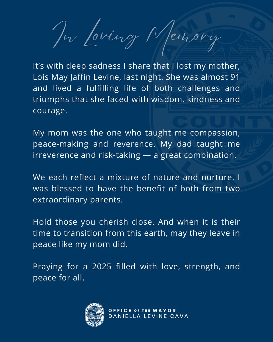 Daniella Levine Cava tweet media