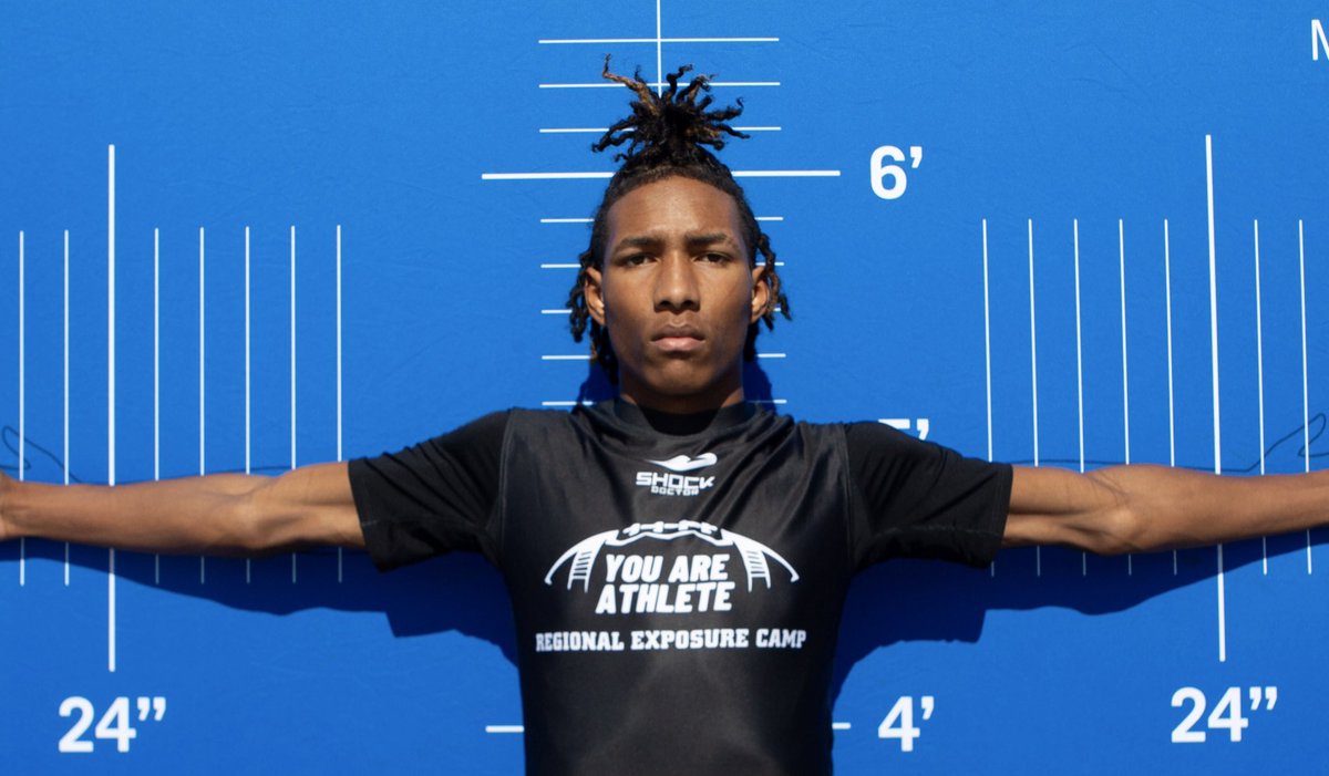 You Are Athlete (@youareathlete) on Twitter photo 2026 WR David Massey II out of Luther Burbank HS (CA)
“Massey is a flashy wideout who has experience all over the field. Last season, was his first true opportunity back at his position and he stood out. Look for him to create some traction by the summer.” - <a href="/BHoward_11/">Brandon Howard</a> 2026 WR David Massey II out of Luther Burbank HS (CA)
“Massey is a flashy wideout who has experience all over the field. Last season, was his first true opportunity back at his position and he stood out. Look for him to create some traction by the summer.” - <a href="/BHoward_11/">Brandon Howard</a>