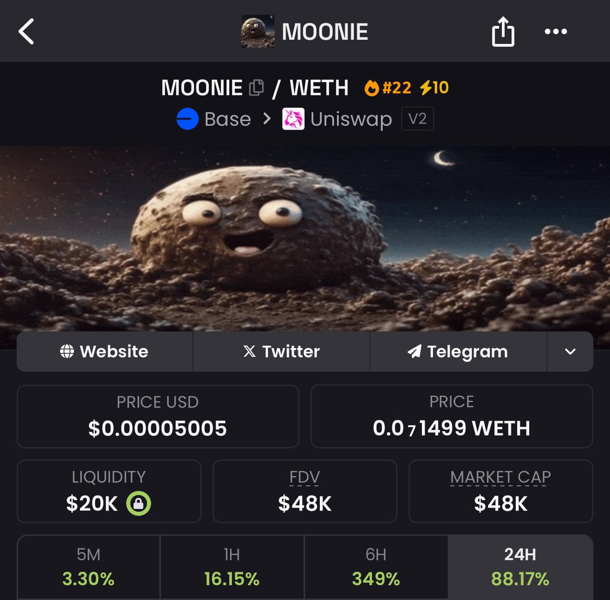 Top turd dexscreener trending