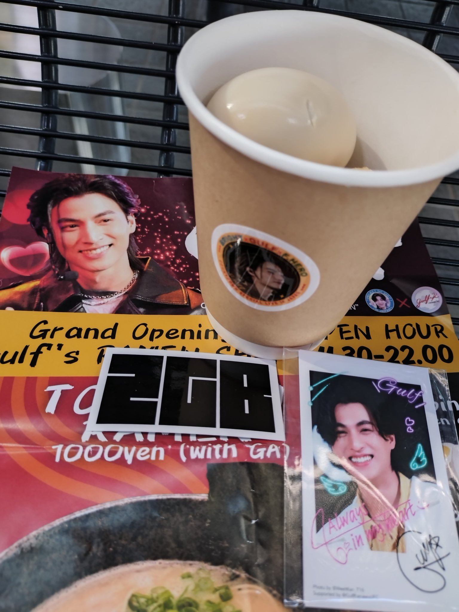 Gulf kanawut映画 ドリンクカップ