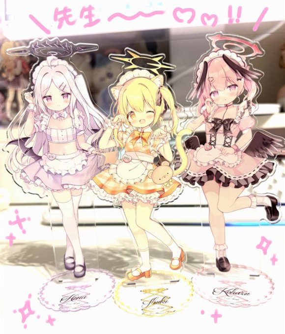 コミケで完売した新作ブルアカアクスタとセット通販分あと少しありますので宜しくお願いします〜!📣✨
通販◆ https://t.co/NAzavwdu91 