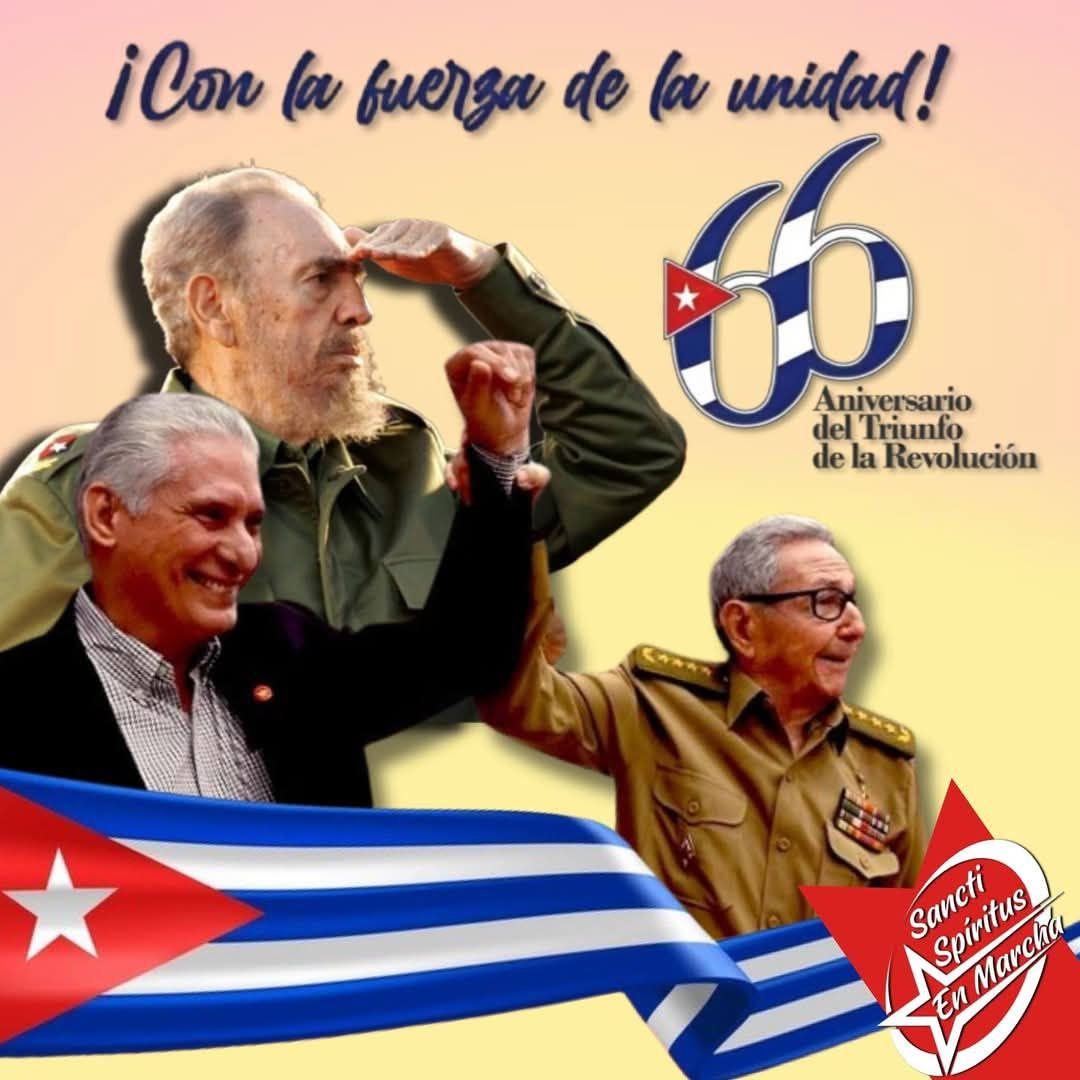 🔴🔵🟠| Llenos de retos y compromisos, #Cuba y su gente continúa su paso por la historia, ejemplo y fuente de inspiración para quienes se oponen a la dominación imperialista desde el legado imperecedero del líder de la Revolución cubana Fidel Castro Ruz. #ConLaFuerzaDeLaUnidad