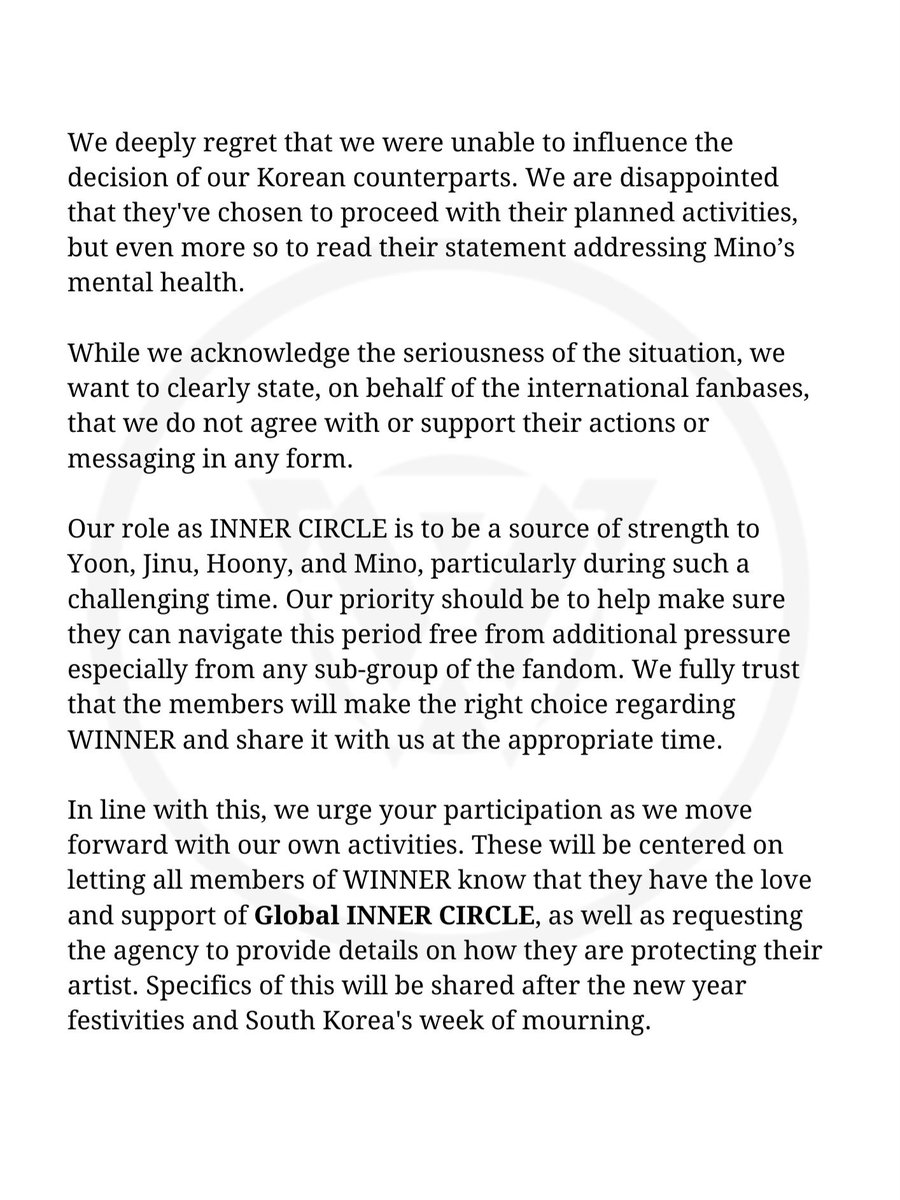 innercircleww's tweet photo. To Global INNER CIRCLE