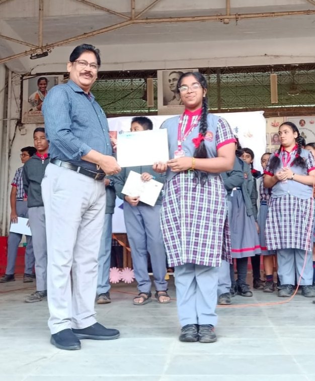 PM SHRI KV IIT MUMBAI (@kviitmumbai) on Twitter photo Promotion of #STEM Education
Shishakha Rajaraman bagged the first prize at Rajya Bal Vaigyanik Pradharshani ( Regional level) under theme Mathematical Modeling and Computational Thinking. She will represent KVS Mumbai Region in the Nationals.
#STEM
<a href="/KvsMumbai/">KVS RO Mumbai</a>
<a href="/KVS_HQ/">Kendriya Vidyalaya Sangathan</a> Promotion of #STEM Education
Shishakha Rajaraman bagged the first prize at Rajya Bal Vaigyanik Pradharshani ( Regional level) under theme Mathematical Modeling and Computational Thinking. She will represent KVS Mumbai Region in the Nationals.
#STEM
<a href="/KvsMumbai/">KVS RO Mumbai</a>
<a href="/KVS_HQ/">Kendriya Vidyalaya Sangathan</a>