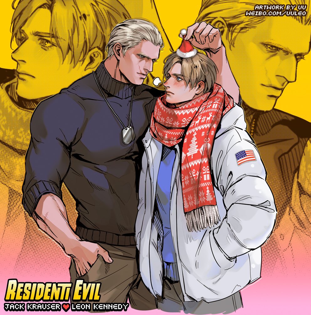 UUchipmunk's tweet image. #kreon #metaltango #LeonKennedy #JackKrauser
"That cold, huh? Want a little hat?"
inspired by the fact that Krauser never wears a coat…This man is so COLD- PROOF💀 Geee