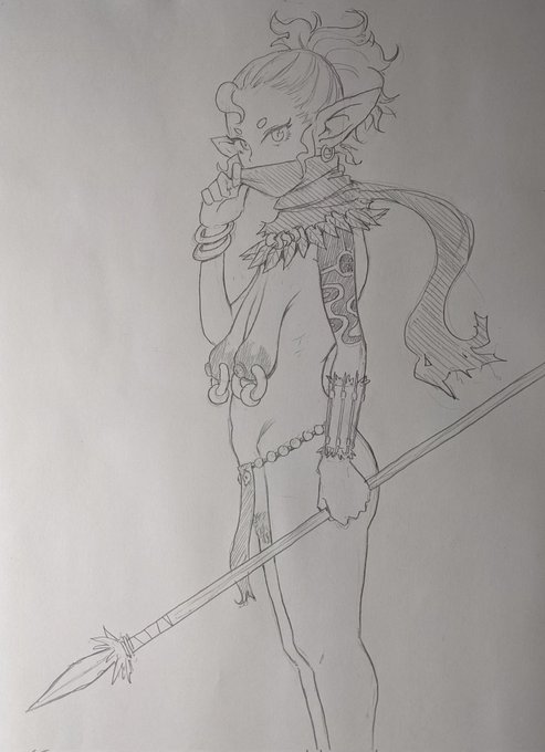 今年描いた落書き。
その⑦ 