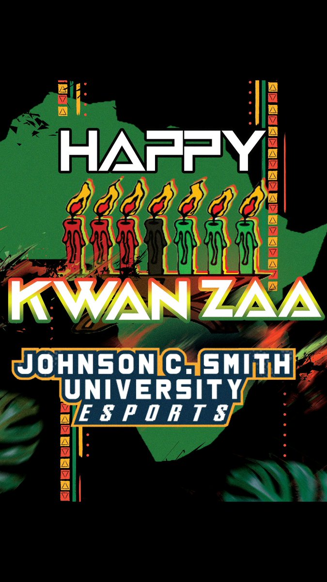 Johnson C. Smith University Esports Club (@jcsuesportsclub) on Twitter photo From our <a href="/jcsuesports/">JCSUESPORTS</a> and <a href="/jcsuesportsclub/">Johnson C. Smith University Esports Club</a> family to yours, we wish our supporters and partners, like you, a Happy Kwanzaa!๐ซ๐๐ฝโค๏ธ๐๐ค Graphic: @arkkeys135๐จ <a href="/jcsuniversity/">Johnson C. Smith U.</a> <a href="/jcsuhhpdept/">JCSU HHP Dept</a> From our <a href="/jcsuesports/">JCSUESPORTS</a> and <a href="/jcsuesportsclub/">Johnson C. Smith University Esports Club</a> family to yours, we wish our supporters and partners, like you, a Happy Kwanzaa!๐ซ๐๐ฝโค๏ธ๐๐ค Graphic: @arkkeys135๐จ <a href="/jcsuniversity/">Johnson C. Smith U.</a> <a href="/jcsuhhpdept/">JCSU HHP Dept</a>