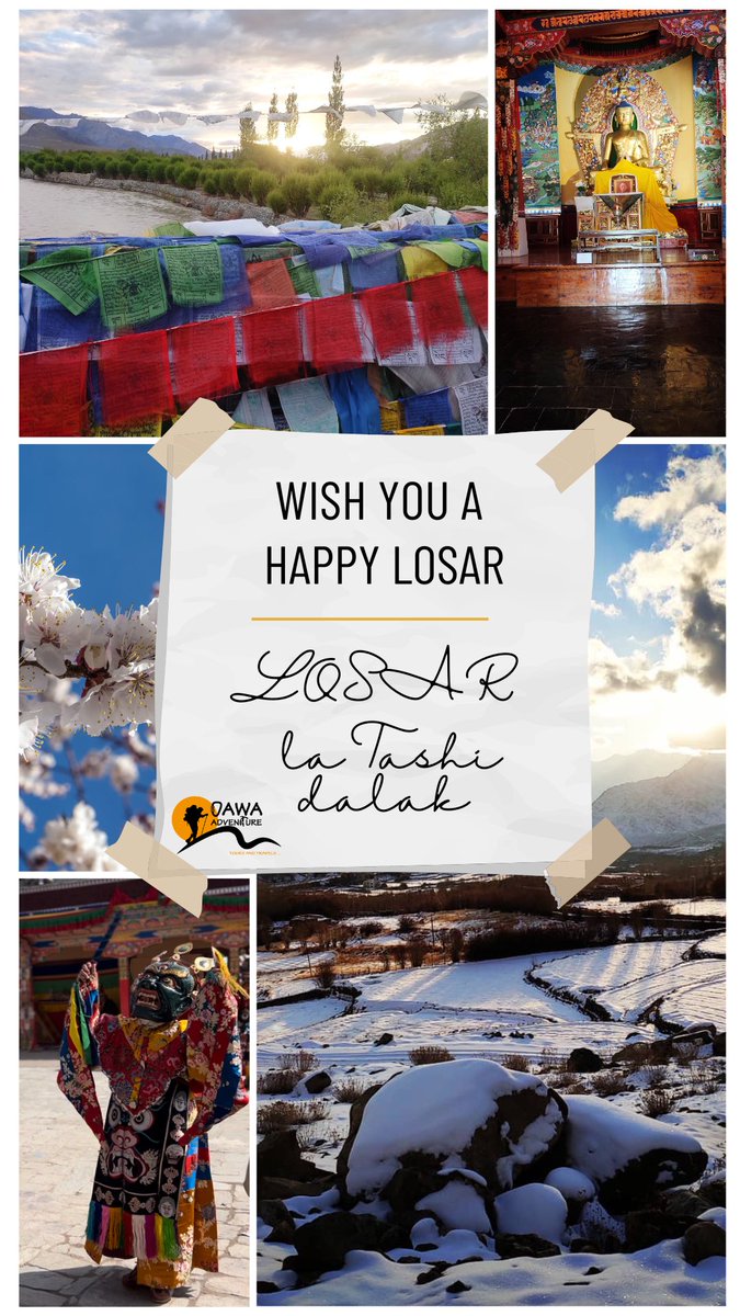 We wish you a very Happy #Losar , #Lossong and #Newyear! May this year bring you peace, prosperity and happiness in your life. 
Losar la tashi delek (happy new year)