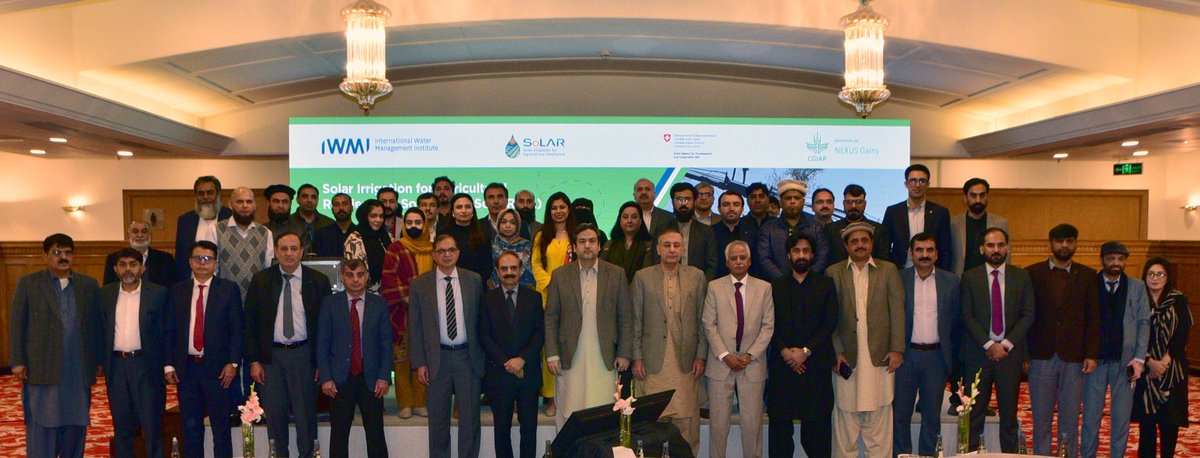 Dr. Ghulam Muhammad Ali, Chairman Pakistan Agricultural Research Council (PARC), participated as Guest of Honor at a consultation workshop on "Sustainable Agricultural by Promoting Solar Powered Irrigation Systems in Pakistan".