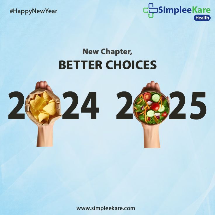 SimpleeKare's tweet photo. As the new year begins, it’s time to turn the page and write a new chapter filled with health, happiness, and hope. At SimpleeKare, we’re here to support you in choosing a better life every step of the way.

#SimpleeKare #ChooseBetterLife #NewYear2025 #HealthyLiving #HappyNewYear https://t.co/6KApctjBcs