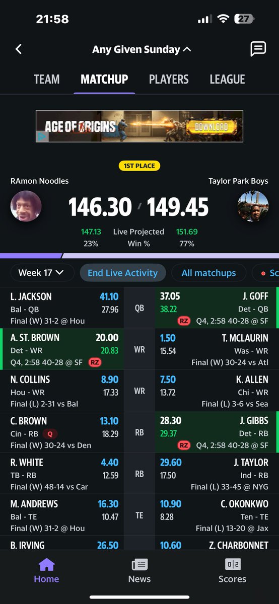 MistaSpudHead's tweet photo. @barstoolsports 3 point loss because of it 😭😭😭😭😭😭😭 https://t.co/NR2PP77cgh