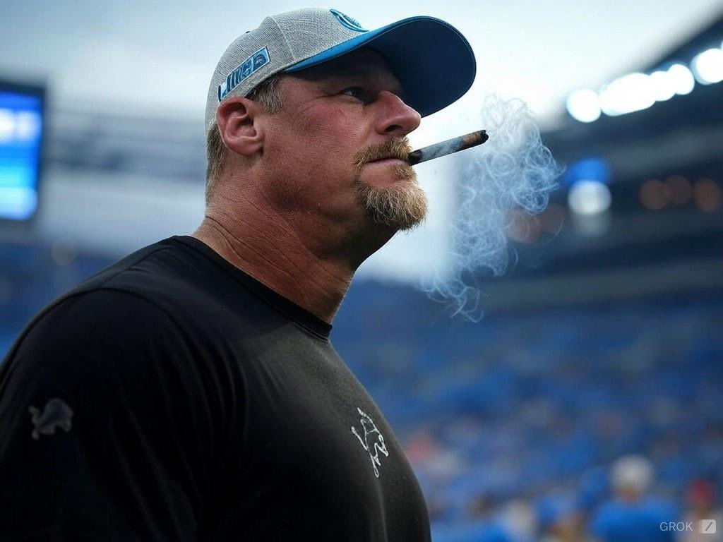 Dan Campbell and the Lions are smoking that Niners pack tonight after they  win 40-34 on Monday Night Football