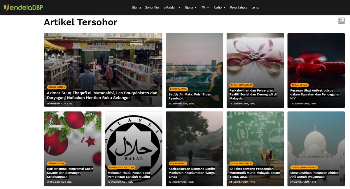 Alhamdulillah, Editor DS khabarkan 'Azimat Suuq Thaqafi al-Mutanabbi, Les Bouquinistes dan Daryaganj Nafaskan Hentian Buku Selangor' berada dlm senarai teratas artikel tersohor di Jendela DBP.
Semoga #HentianBukuSelangor kan menjuarai senarai lokasi wajib hadir. #pasarbuku