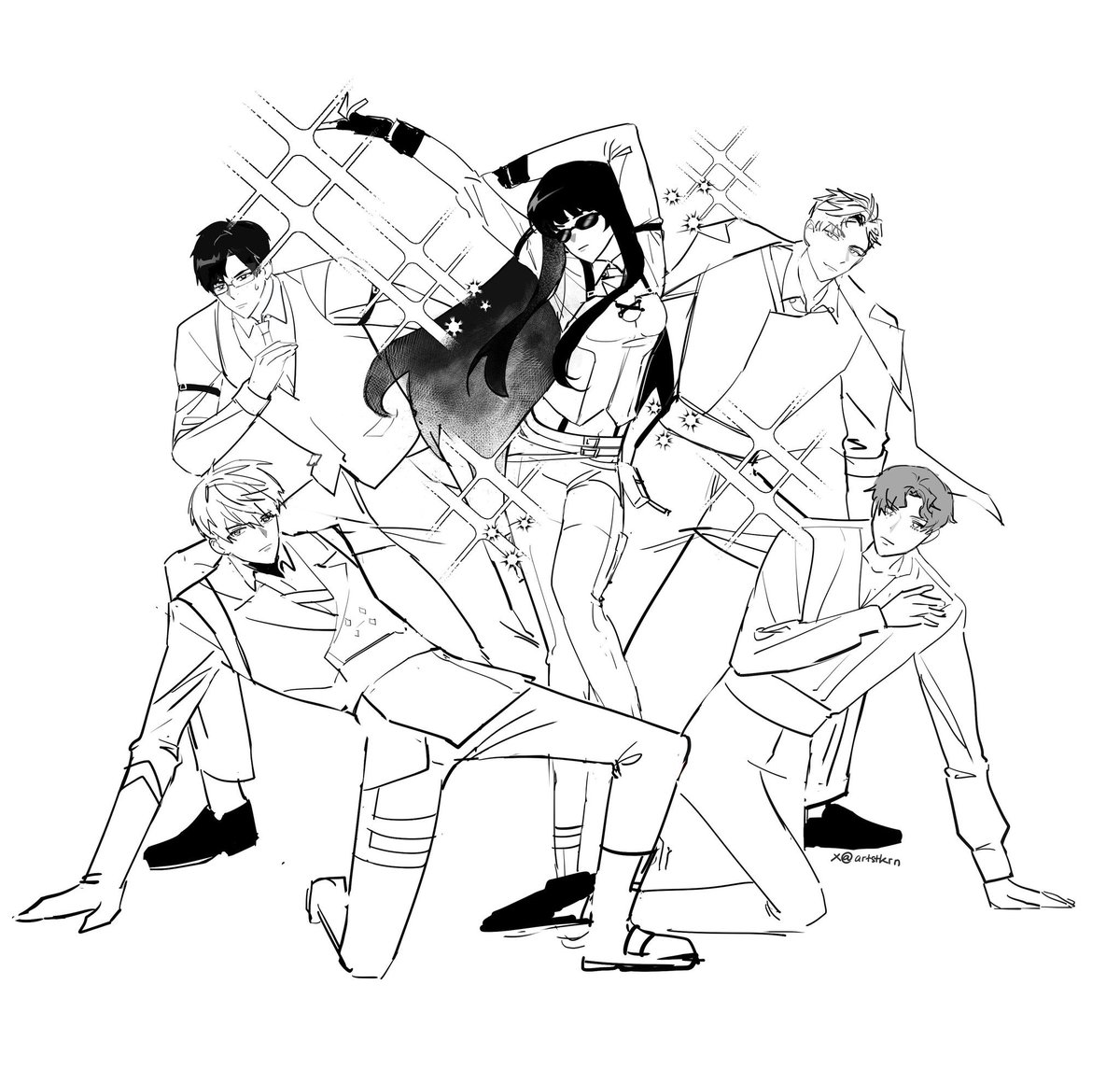 krnillust's tweet photo. Happy anniversary to #LoveandDeespace ! https://t.co/c0hVxNwWRH